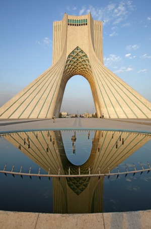 Stunning: The Azadi Tower, or King Memorial Tower, in Tehran, Iran.