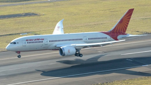 An Air India 787 Dreamliner.
