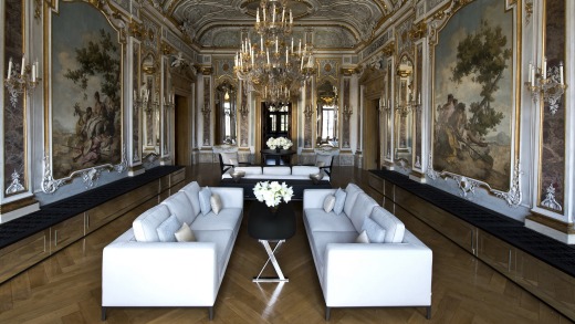 Luxury: Aman Canal Grande Venice's Piano Nobile Lounge.