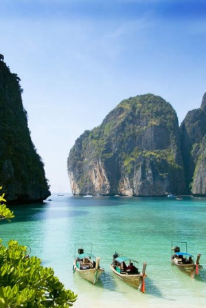 Maya Bay, Krabi, Thailand.