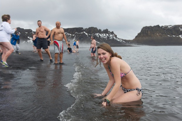 The polar plunge: If you are heading to Antarctica, don’t forget your swimmers. Visitors to the icy continent ae ...