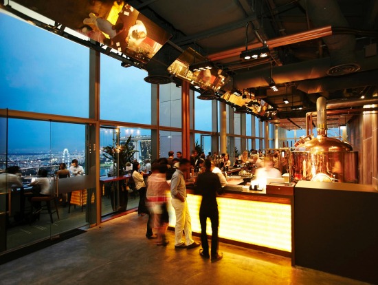 Level33 bar, Singapore.