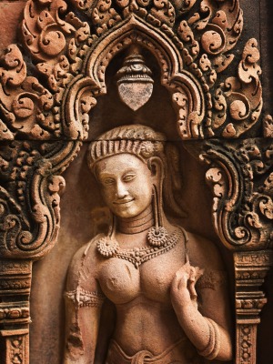 Banteay Srei temple.