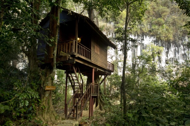 When we hit Khao Sok National Park we spend the night in the beautiful Our Jungle House, a series of private villas ...