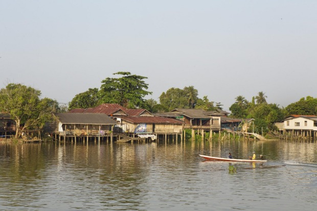 The stilted fishing village of Bang Pat.