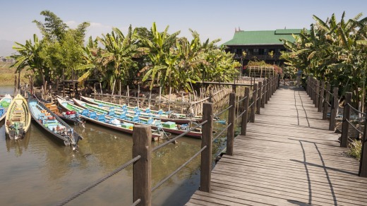 Inthar Heritage House in Inpawkhon Village, Burma.