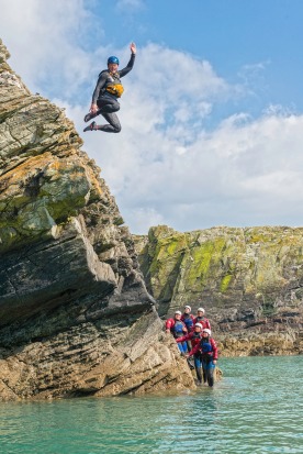 Coasteering: The Welsh are pioneers of this eclectic past-time, which features a blend of ...