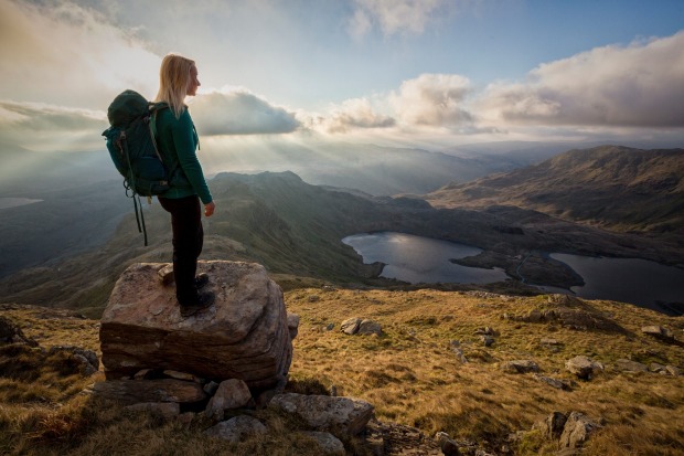 A lot of outdoorsy types come to Wales to climb Snowdon, which, at 1085 metres, is the country's loftiest peak.