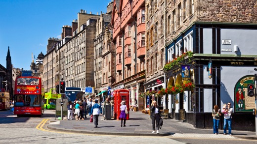 The Royal Mile, Edinburgh.