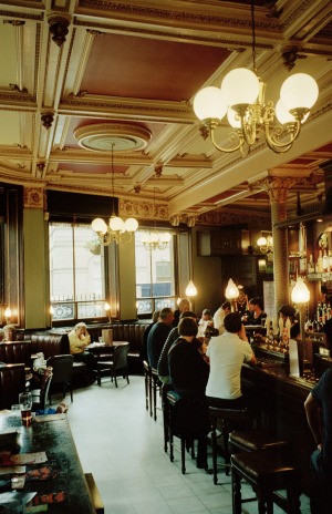 Cafe Royal bar Edinburgh.
