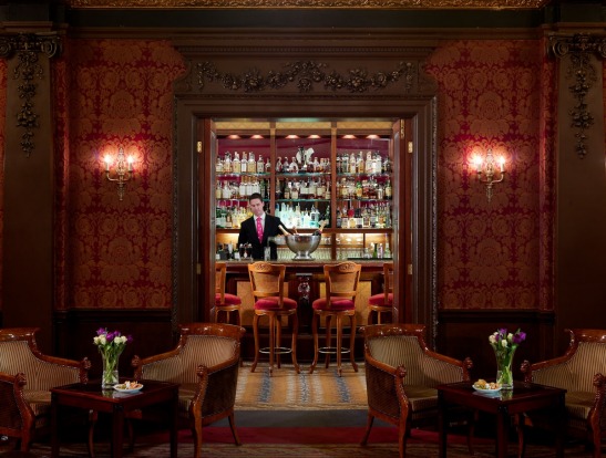 The Goring's bar and lounge.