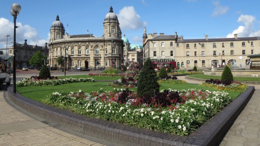 The Queen's Gardens in Hull city centre.