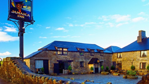 Jamaica Inn in Bolventor on Bodmin Moor. The inn was made famous by author Daphne Du Maurier.