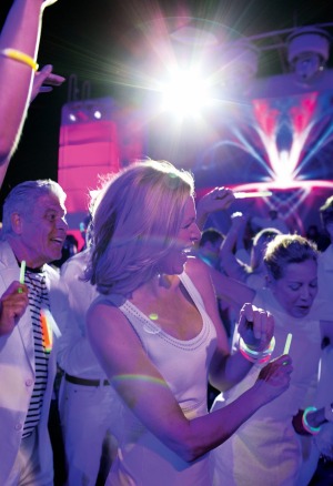 Norwegian Cruise Line Glow Party: This is a high-energy dance event on the pool deck, where a light show spectacular ...