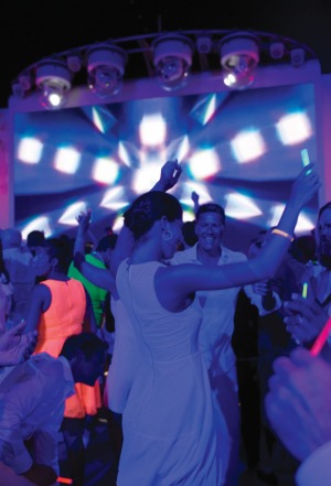 Norwegian Cruise Line Glow Party: This is a high-energy dance event on the pool deck, where a light show spectacular ...