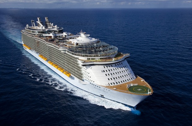 World's biggest cruise ship: Allure of the Seas, Royal Caribbean International.