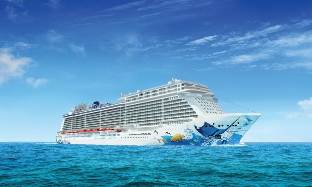 The Norwegian Escape,Norwegian Cruise Line: Launching in November 2015, the first of NCL's new Breakaway Plus class of ...