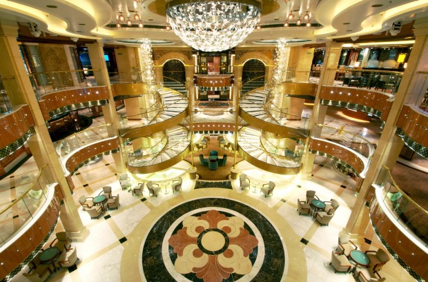 Regal Princess, Princess Cruises: Like its sister ship Royal Princess, Regal features the SeaWalk, a glass walkway ...