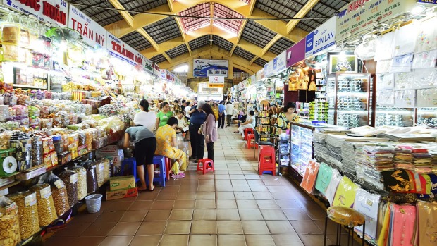 Ben Thanh Market in Ho Chi Minh City.