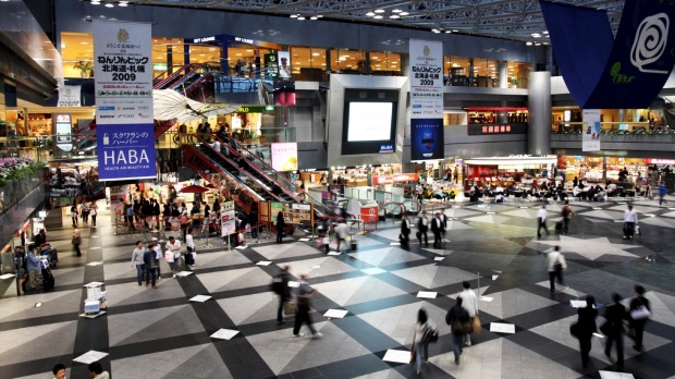 Sapporo airport is on one of the world's busiest flight routes.