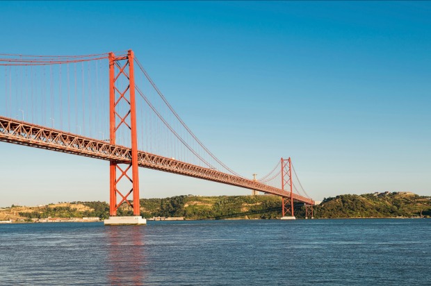 No, this is not the Golden Gate - this is the Ponte 25 de Abril Bridge in Lisbon.