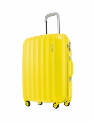 Prismo sunflower yellow suitcase.