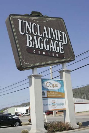 The Unclaimed Baggage Centre, in Scottsboro, USA.