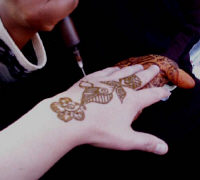 Henna tattoos