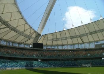 Moses Mobhida Stadium is one of five brand-new facilities to host proceedings in 2010.