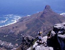 The Lion's Head from Table Mountain