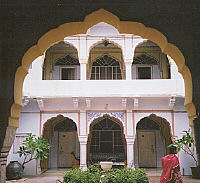 Courtyard of the Hotel Diggi Palace