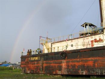 The 2,600 tonne boat