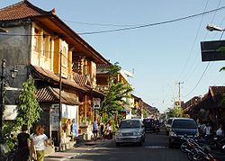 Monkey Forest Road, one of Ubud's main thoroughfares