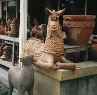 Pottery horses