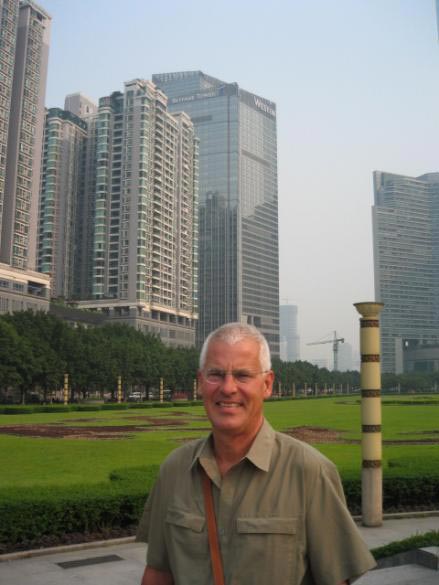 The Author in Downtown Guangzhou