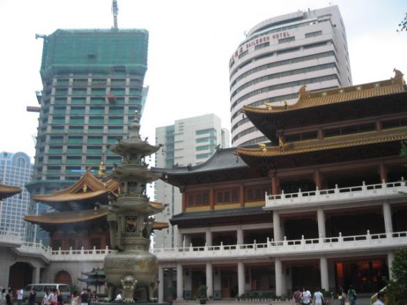 The Old and the New in Downtown Shanghai