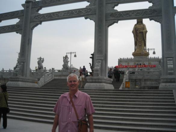 Nanhai Guanyin Statue Overlooking the Sea