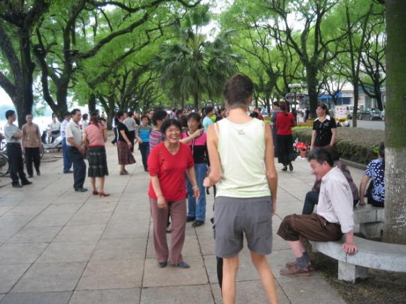 Dancing At The Park in Guilin