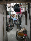 Frigid temperatures meant meat and laundry hung outside together