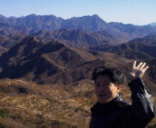 Leo on the Great Wall