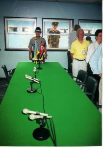 Koreans From Both Sides On Guard During A Tour