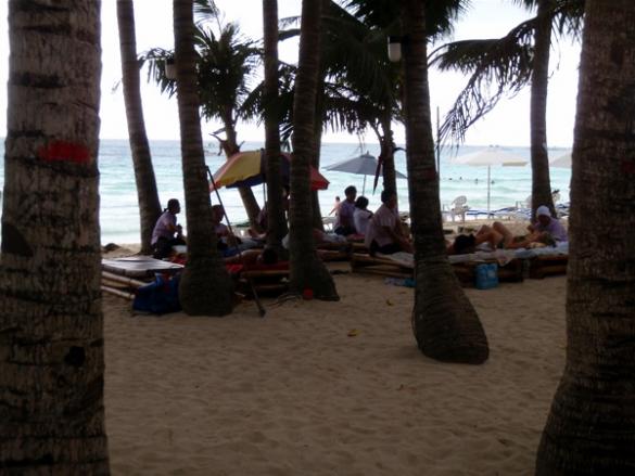 Boracay Massage: Beach massage area