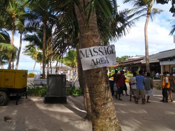 Massage sign