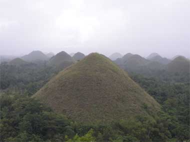 These "Chocolate Hills" are not edible