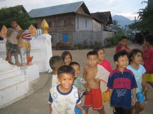 Children Greeting Author