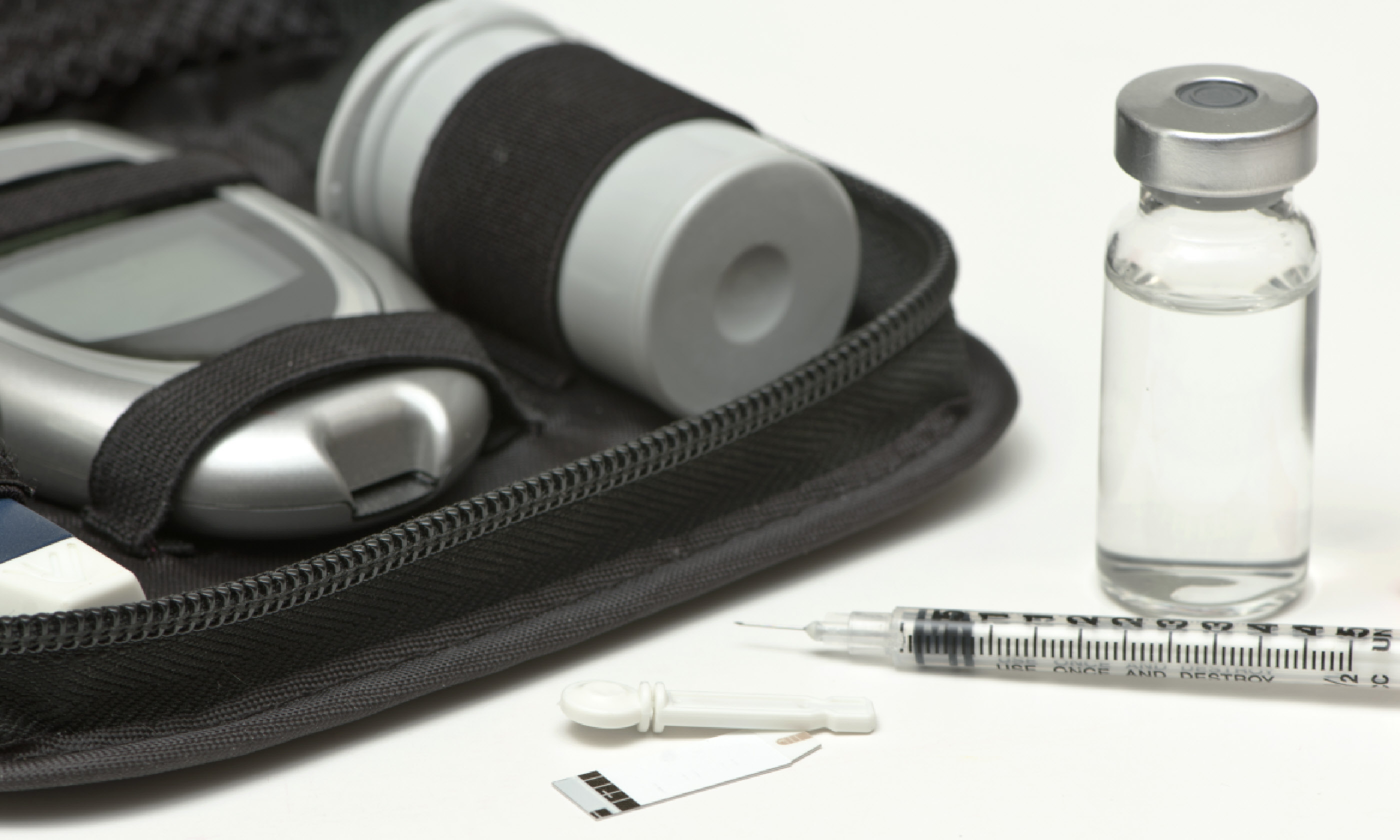 Diabetic travel kit case (Shutterstock)