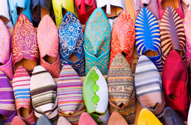 arabian shoes morocco moroccan market