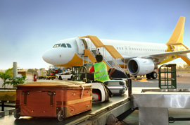 luggage baggage airplane plane handling