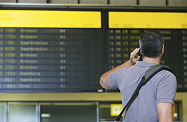 airport departure board