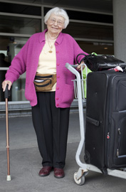 traveler senior suitcase travel